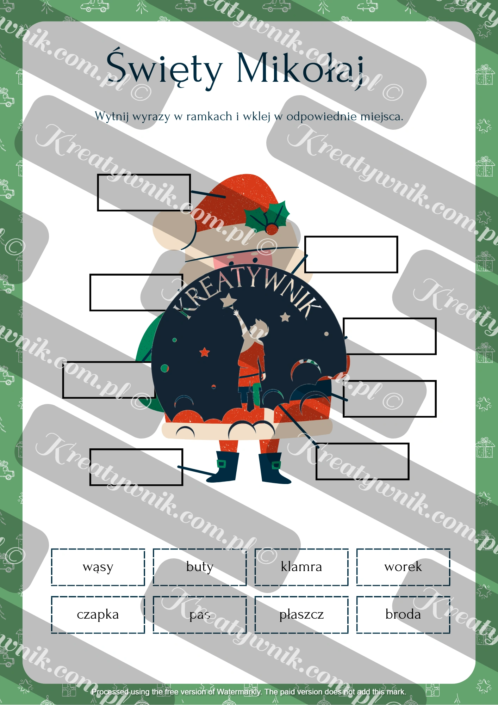 Świąteczne zadania edukacja