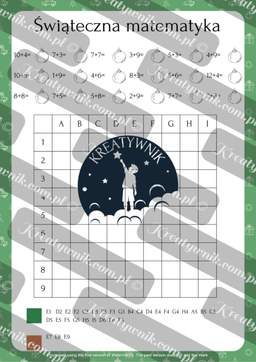 Świąteczne zadania edukacja