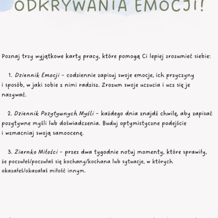 Odkryj swoje emocje