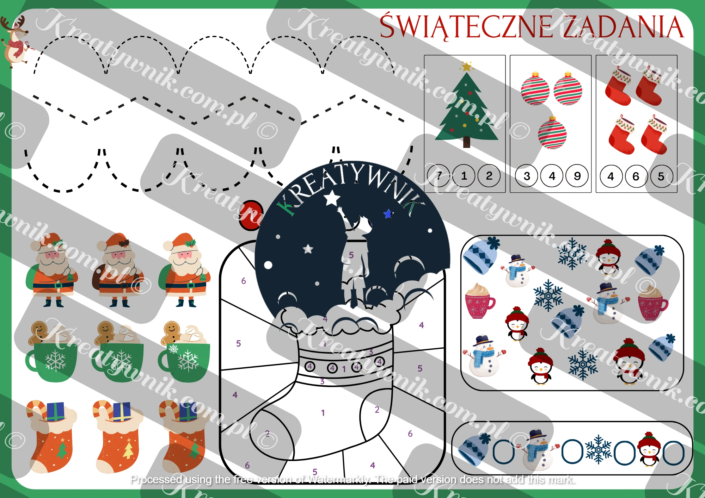 Świąteczne zadania edukacja