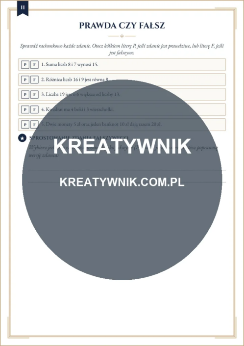 Dodawanie i – Karty pracy (Kl. 1) – Strona 11