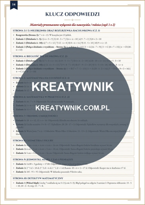 Dodawanie i – Karty pracy (Kl. 1) – Strona 14