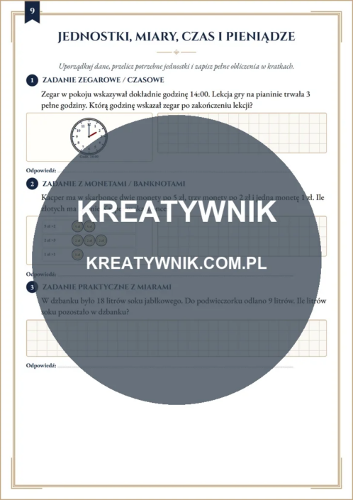 Dodawanie i – Karty pracy (Kl. 1) – Strona 9