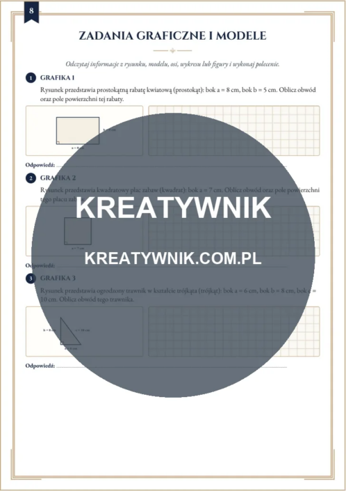Geometria: kąty – Karty pracy (Kl. 4) – Strona 8 Geometria: kąty – Karty pracy (Kl. 4) – Strona 8