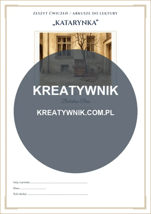 Katarynka – Karta pracy 1 Katarynka – karta pracy: Metryczka i okładka (Klasy 4–6)