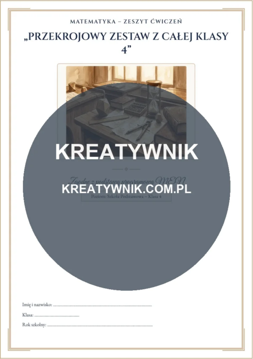Klasy 4 – Karty pracy (Kl. 4) – Strona 1 Klasy 4 – Karty pracy (Kl. 4) – Strona 1