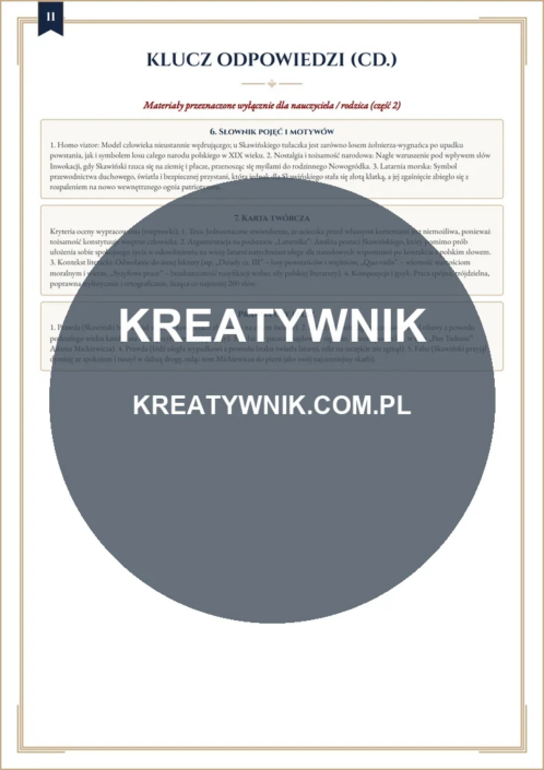 Latarnik – Karta pracy 11 Latarnik – karta pracy: Karta 11 (Klasy 7–8)