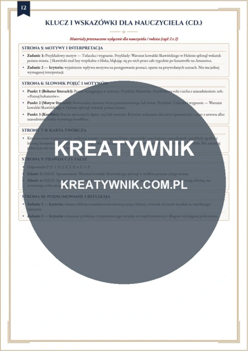 Latarnik – Karty pracy (Kl. 7–8) – Strona 12 Latarnik – Karty pracy (Kl. 7–8) – Strona 12