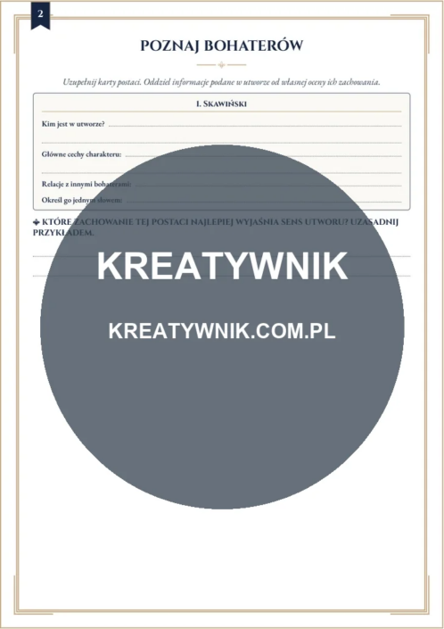 Latarnik – Karty pracy (Kl. 7–8) – Strona 2 Latarnik – Karty pracy (Kl. 7–8) – Strona 2