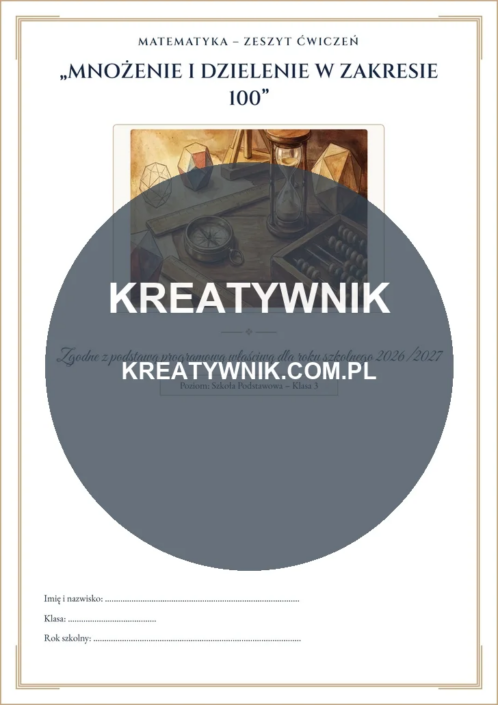 Mnożenie i dzielenie w – Karty pracy (Kl. 3) – Strona 1 Mnożenie i dzielenie w – Karty pracy (Kl. 3) – Strona 1