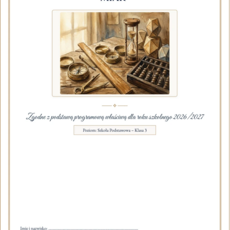 Obwody figur, czas i – Karty pracy (Kl. 3)