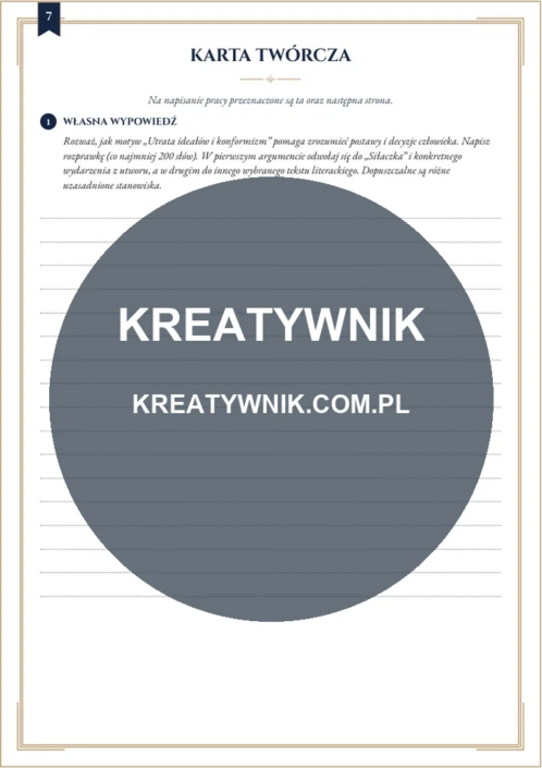 Siłaczka – Karty pracy (Kl. 7–8) – Strona 7